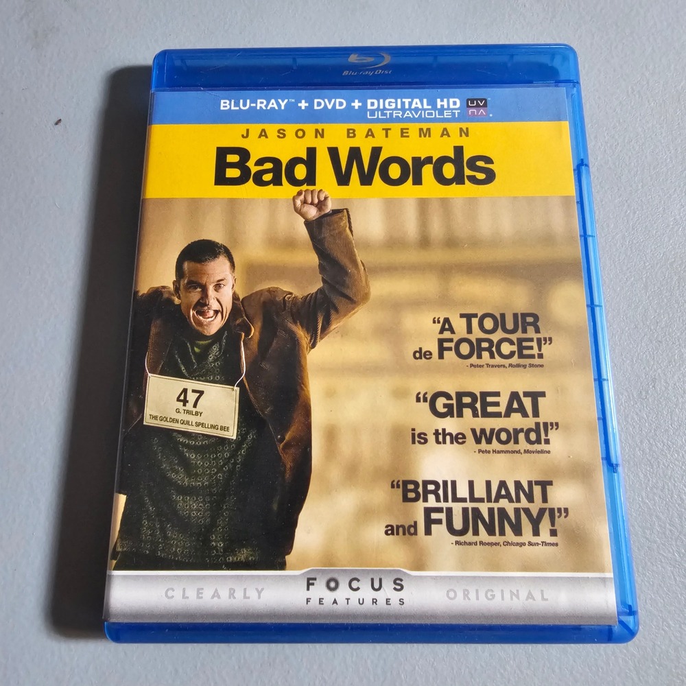 Bad Words Blu-ray DVD Combo Pack Jason Bateman Subversive Comedy Movie